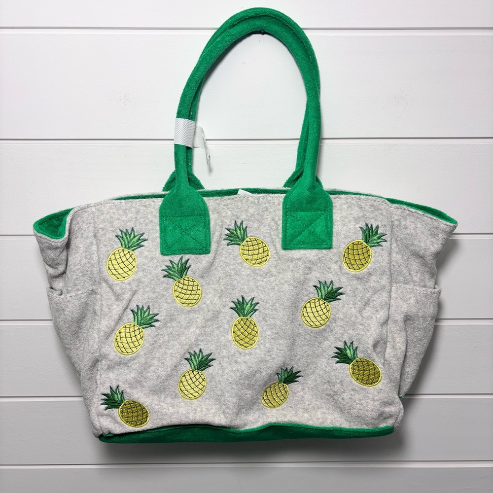 Wildfox Pineapple Gray‎ and Green Crossbody Bag with Adjustable Strap - Picture 4 of 14